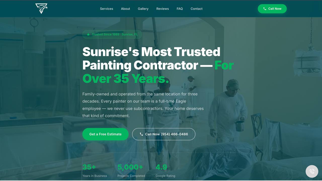 Eagle Painting Website